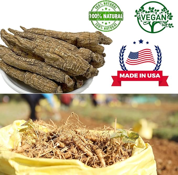 DOL Hand-Selected Cultivated American Wisconsin Farmed Ginseng Root | Long Medium 美國威斯康辛長枝西洋參 花旗參礼盒 4OZ=113g/Box