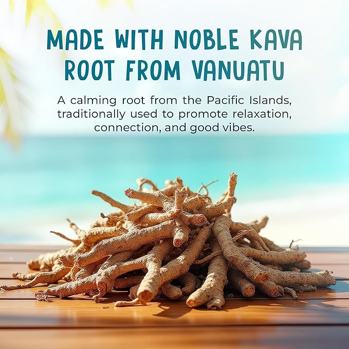 Citrus Berry Kava Drink Mix – 30 Pack for Natural Energy, Mood Support, Stress Relief & Nootropic Focus