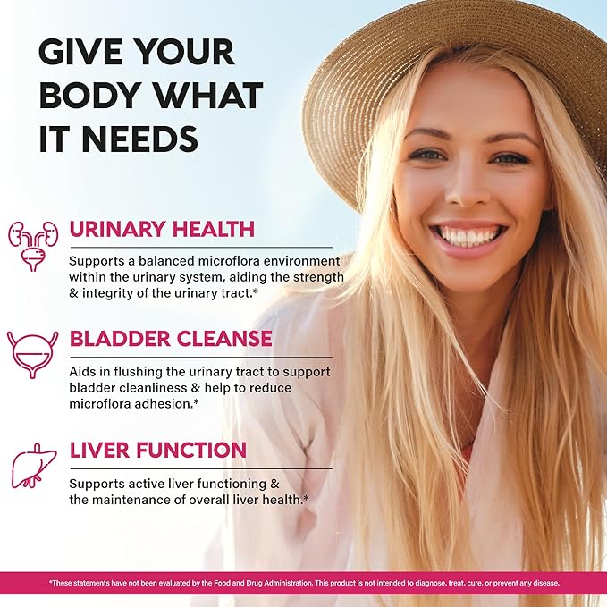 D-Mannose 2000mg with Cranberry & Hibiscus - Clinically Tested Strength for Urinary Tract Health - Supplement for Women - Bladder, Liver & Microflora Support - Made in USA - Vegan, 240 Capsules
