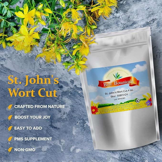 Best Botanicals St. John's Wort Cut 4 oz.