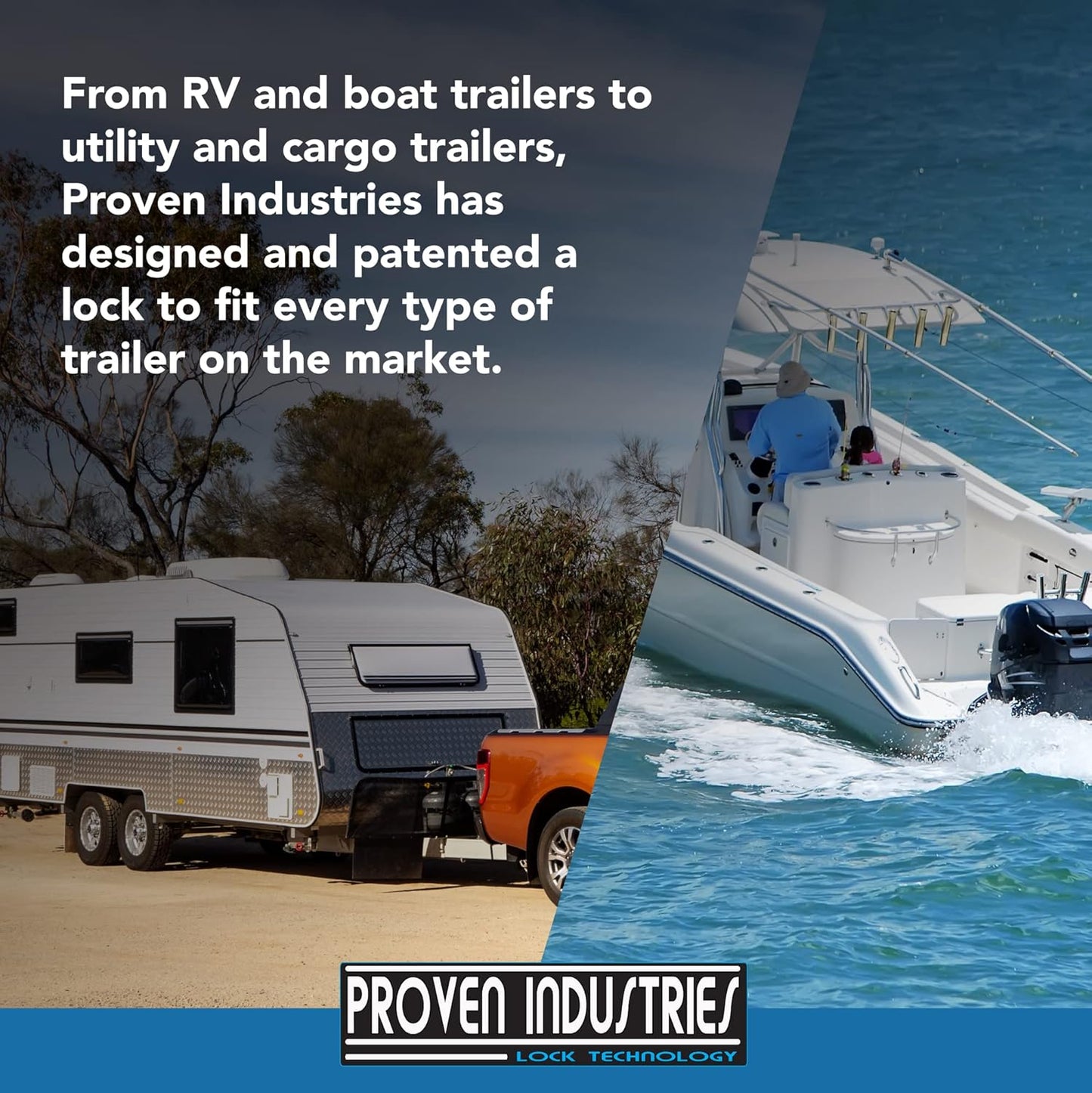 Proven Industries Model 400XL Puck-Lock Set, Made in The USA, Pack of 3, (Blue)