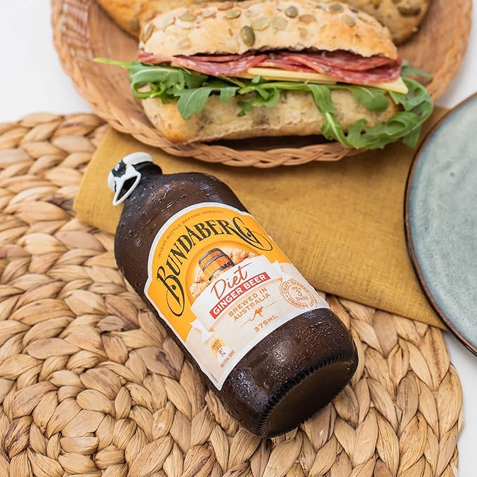 Bundaberg Diet Ginger Beer, 12.7 Fl Oz (Pack of 4)