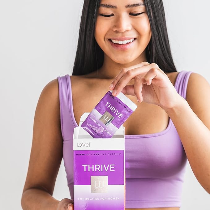 Le-Vel Thrive Premium Vitamins & Minerals Capsules for Women | 60 Capsules | Womens Multivitamin Lifestyle Capsule | Gluten Free | Multi Minerals Supplement | Energy Boost 30 Day Supply