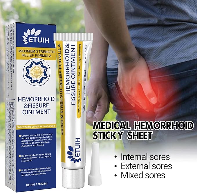 Herbal Hemorrhoid Cream, Professional Hemorrhoid Treatment Cream,Quickly take Effect to Relieve discomfort (2)