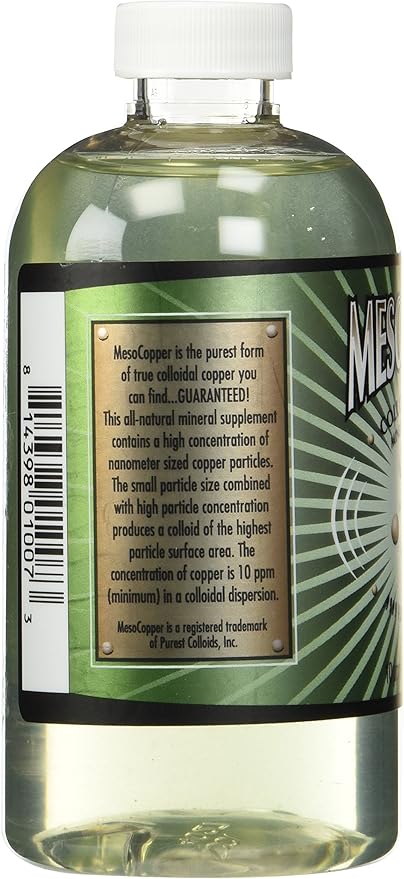 MesoCopper ® 10 ppm Colloidal Copper 250 mL/8.45 Oz