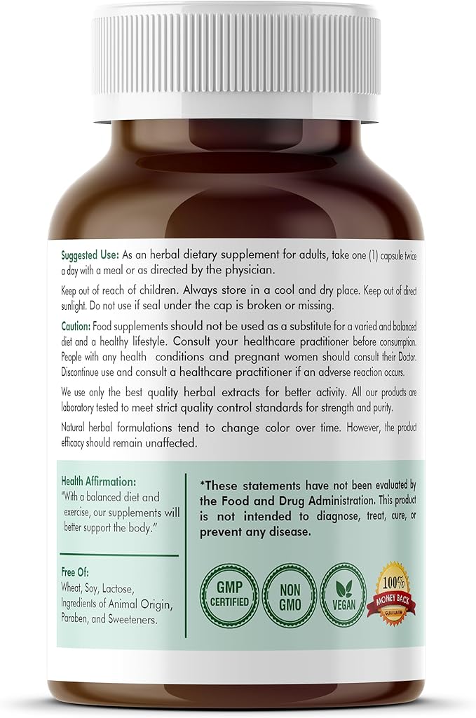 GlucoSuprs Hrx - Gymnema, Bitter Melon, Salacia, Fenugreek, Cinnamon and Jambolan - 60 Capsules