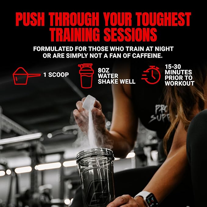 PROSUPPS Dr. Jekyll Signature Pre Workout Powder with Creatine - Stim-Free Preworkout Supports Muscle Volume & Endurance - Caffeine-Free Gym & Fitness Supplements (Strawberry, 30 Servings)