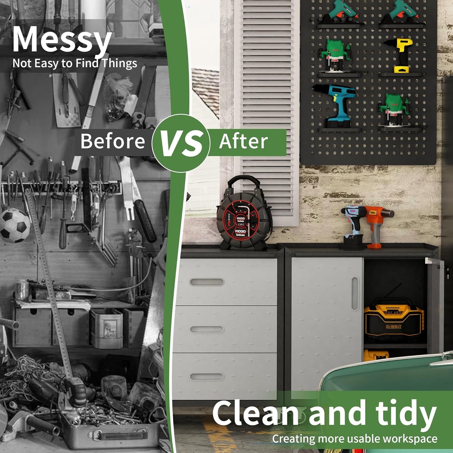 Tool Storage Cabinet, Rolling Tool Cabinet with 3 Drawers, Metal Storage Cabinet for Garage, Tool Room, Assembly Required(Black and Gray)