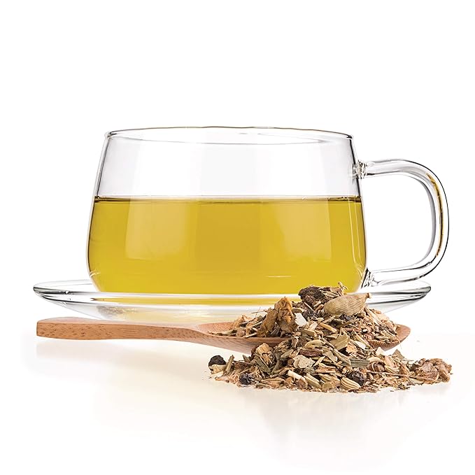 Tealyra - Deep Breath - Eucalyptus - Ginger - Tulsi - Fennel - Wellness Herbal Loose Leaf Tea - Calming and Relaxing - Caffeine Free - 112g (4-ounce)