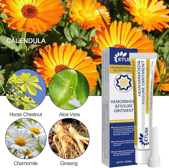 Herbal Hemorrhoid Cream, Professional Hemorrhoid Treatment Cream,Quickly take Effect to Relieve discomfort (2)