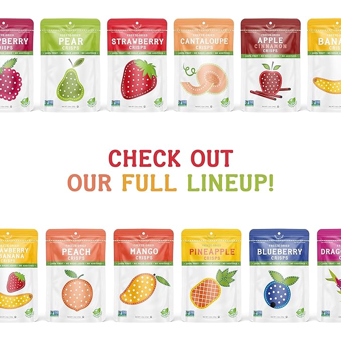 Nature’s Turn Freeze-Dried Fruit Snacks, Snack Size Variety, Pack of 15 (0.35 oz Each)