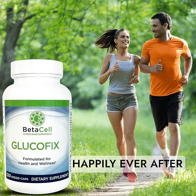 Glucofix - Berberine Supplement - Herbal Supplement with Cinnamon, Gymnema, Berberine, Bitter Melon, and Turmeric - 120 Capsules