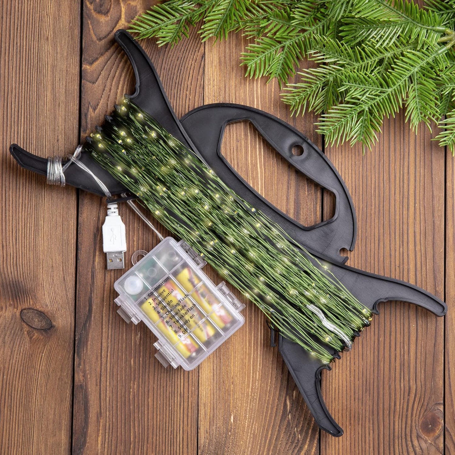 codree 8 PCS All Purpose Light Storage Holder-11.8Inch Christmas Light Cord Wind Up Storage Organizer-Holiday Light Storage for Tree Lights Extension Cord Garland