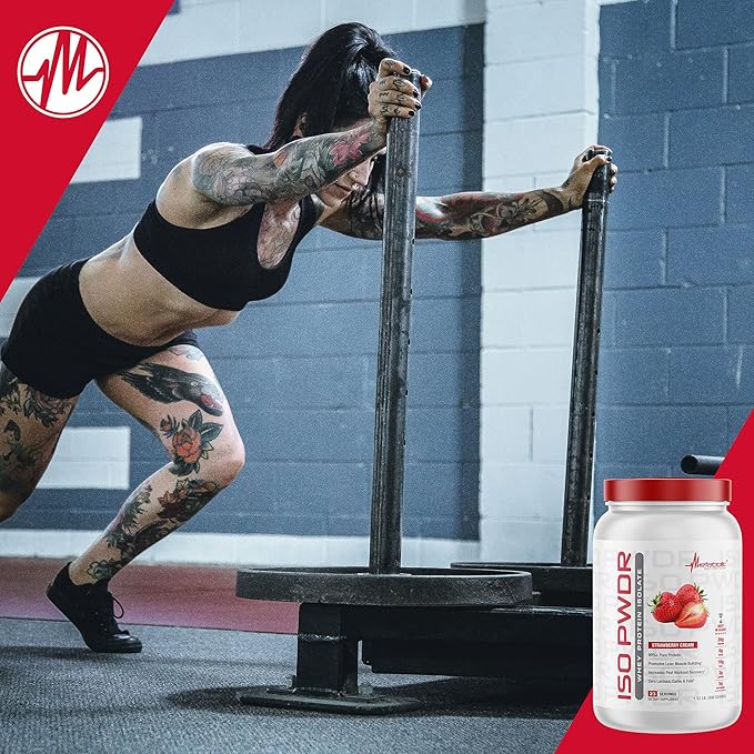 Metabolic Nutrition Whey Protein Isolate ISO PWDR Peanut Butter Cookie, 1.54lb, 23 Servings, 26g Protein, Fast Digesting, Zero Carbs, Delicious Flavor, Very Low Carbs & Fat, Zero Lactose