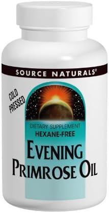 Source Naturals Evening Primrose Oil - Hexane-Free - 500mg - GLA Yield: 50 mg - Cold-Pressed - 90 Softgels