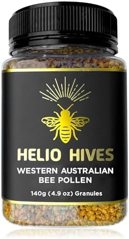 Bee Pollen Granules 4.9 Oz - Nature's Superfood, Superior Taste - Western Australia Pure Bee Pollen for Optimal Health