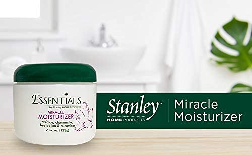 STANLEY HOME PRODUCTS Miracle Moisturizer Aloe, Chamomile, Bee Pollen, Cucumber, Vitamin A Palmitate Reduce Signs Of Aging/For Skin With Wrinkles And Fine Dry Lines Naturally Fragranced (Pack of 6)