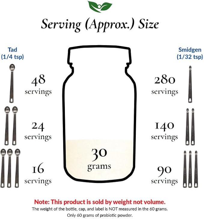 Lactobacillus Sakei Probiotic Powder 150 Billion cfu's | Made in USA | No Additives | Sinus and Sinusitis Relief | High Potency | L. Sakei | 30 Grams (1.05 Oz)
