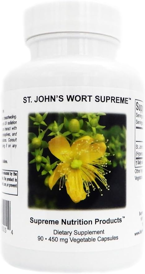 Supreme Nutrition St. John’s Wort Supreme, 90 Pure St. John’s Wort Capsules
