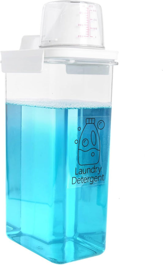 Laundry Detergent Dispenser 3 Pack Laundry Soap Dispensers 78 oz Liquid Detergent Dispenser for Room Organization with 6 Removable Labels for Softener Bleach Powder Soda etc