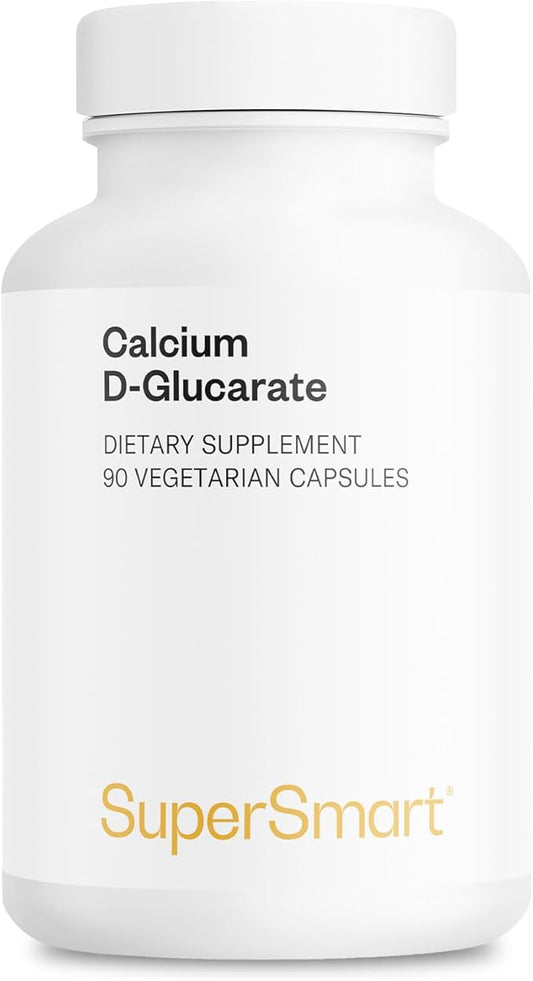 Supersmart - Calcium D-Glucarate 1500 mg Per Day - Antioxidant & Detox Supplement | Non-GMO & Gluten Free - 90 Vegetarian Capsules