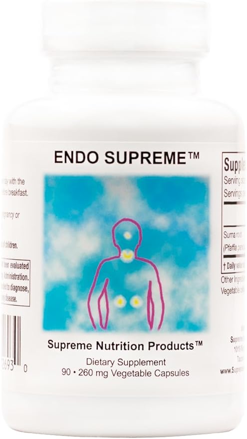 Supreme Nutrition Endo Supreme, 90 Pure Suma Root Vegetarian Capsules
