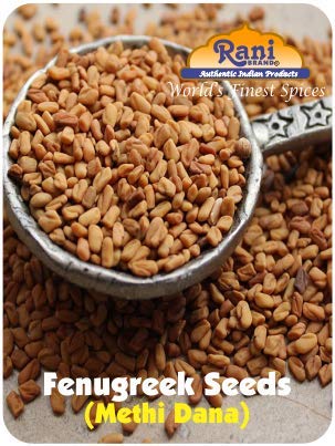 Rani Fenugreek (Methi) Seeds Whole 7oz (200g) Trigonella foenum graecum ~ All Natural | Vegan | Gluten Friendly | Non-GMO | Kosher | Indian Origin, used in cooking & Ayurvedic spice