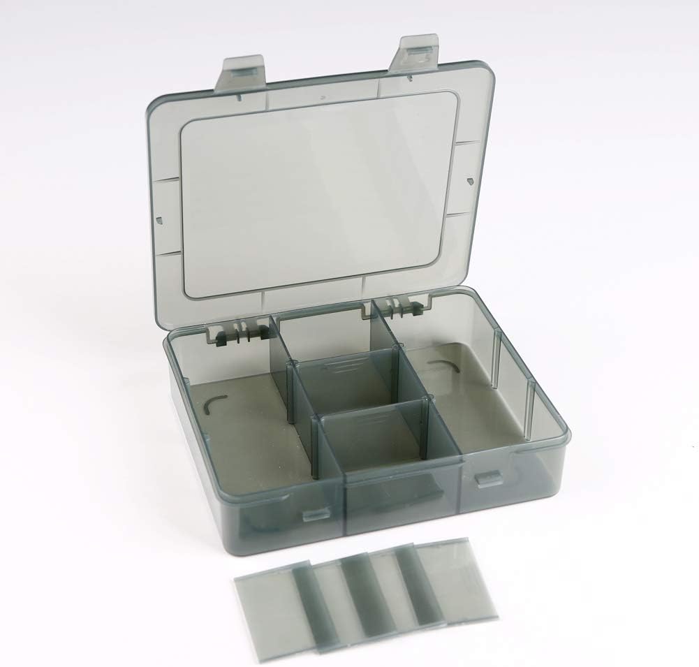 9 Grids Art Craft Supply Organizer Storage Containers, Compartment Storage Box with Removable Dividers for Jewelry, Beads, Buttons, Small Parts