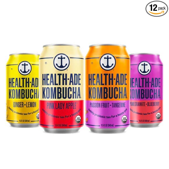 Variety Pack of Four Fab Flavors in Cans by Health-Ade
