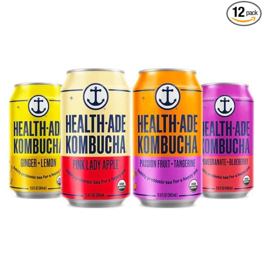 Variety Pack of Four Fab Flavors in Cans by Health-Ade