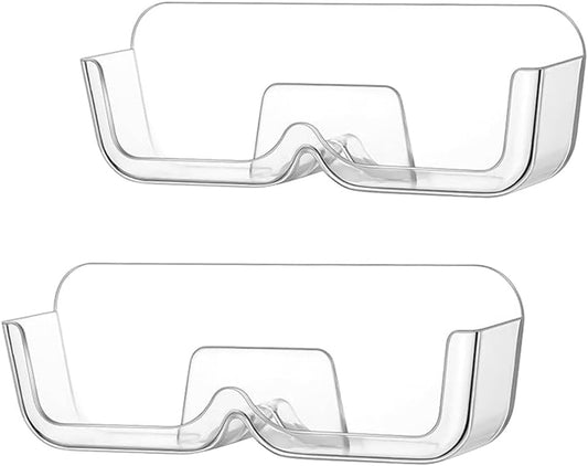 2pcs Eyeglass Holder Wall Mount, Sunglasses Storage Organizer, Glasses Holder Stand with Adhesive Sticker for Home Office Dorm