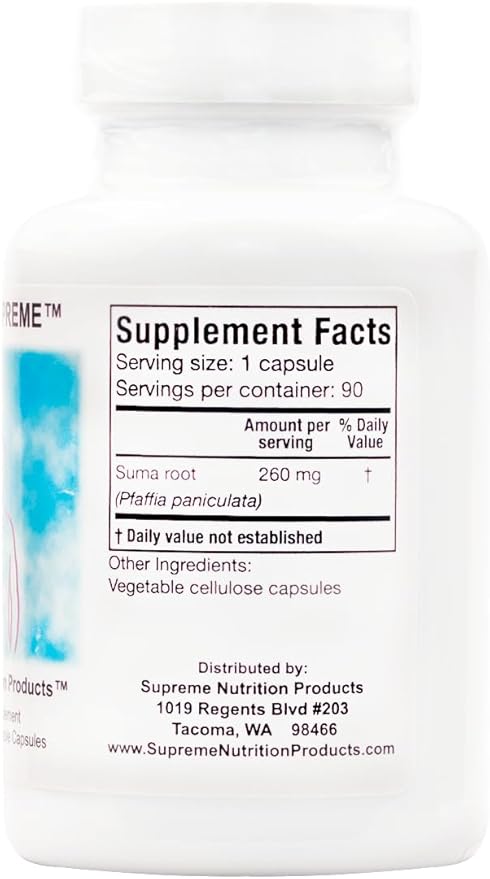 Supreme Nutrition Endo Supreme, 90 Pure Suma Root Vegetarian Capsules (Pack of 2)