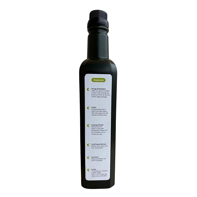 [Aronia Treasure] 100% Aronia Berry Juice: Rich in Antioxidants, Gluten-Free, Vegan, Not From Concentrate, made from Premium Aronia Berries