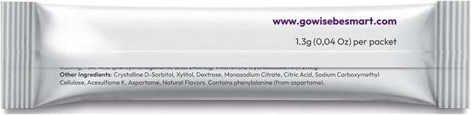 Go Wise Iron Powder - 14 Stick Packs with Vitamin C, B6, B12 and Folic Acid for Direct Consumption, No Water Needed - Gentle Iron Supplement for Women and Adults