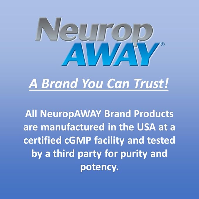 NeuropAWAY Elements S-Acetyl-Glutathione 400mg Acid Resistant Capsules 60ct (60 400mg Capsules Per Bottle) 3rd Party Tested Made in a cGMP Facility