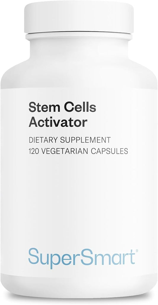 Supersmart Stem Cells Activator (Advanced Formula) - with Astragaloside, Fuidocan - Natural Stem Cells Supplement | Non-GMO & Gluten Free - 120 Vegetarian Capsules