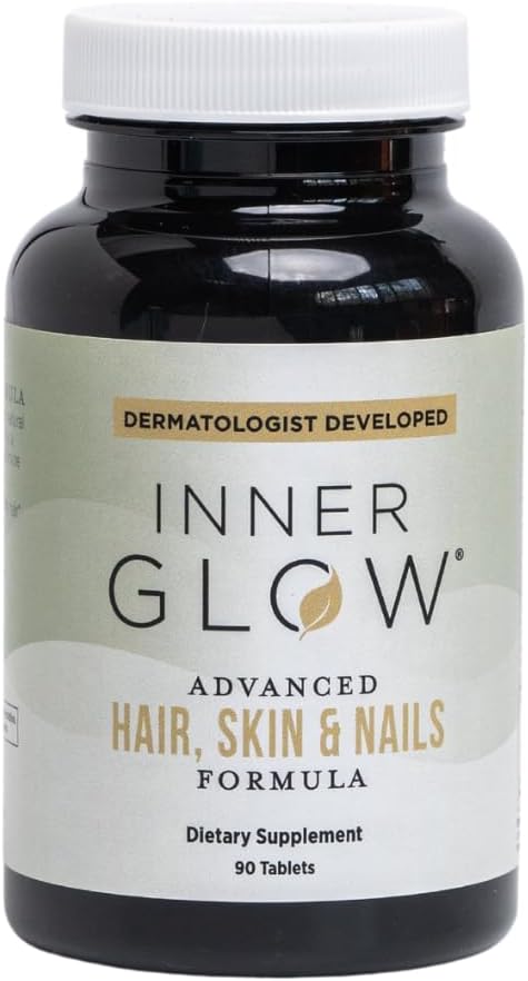 Advanced Hair, Skin & Nails Vitamins – Doctor-Developed Hair Supplement with Biotin, Collagen Peptides, Vitamin E & B12 – Clinically Tested 12-Week Results, Made in USA, Non-GMO