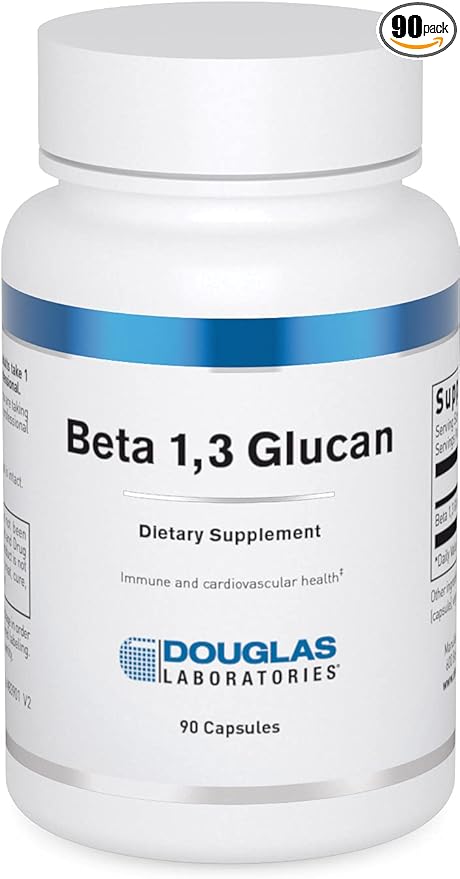 Douglas Laboratories Beta 1,3 Glucan | Beta Glucan for Immune and Cardiovascular Support | 90 Capsules