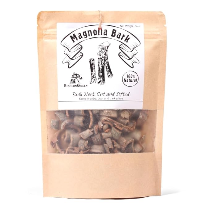 EidolonGreen [China Medicinal Herb] Premium Magnolia Bark (Houpu) – Dried Chinese Medicinal Herb, 3 oz (88g) - Natural Bulk Herbal Ingredient