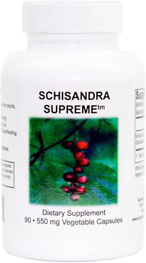 Supreme Nutrition Schisandra Supreme, 90 Pure Schisandra Fruit Vegetarian Capsules