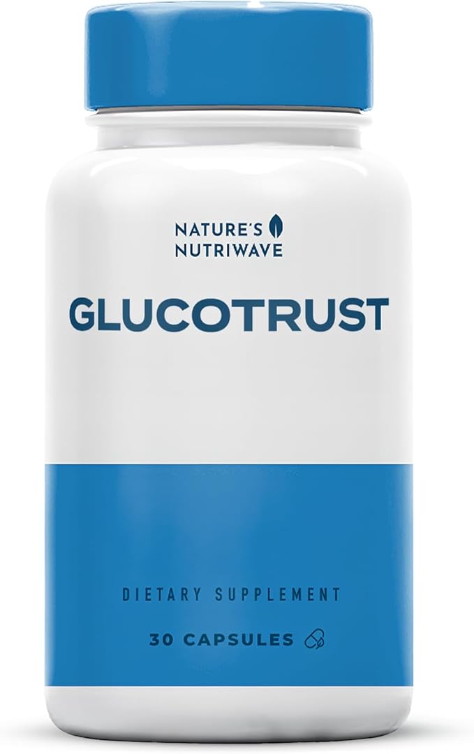 Glucotrust Capsules Supplement, Original Formula, 100% Natural Herbal Blend, Gymnema sylvestre, Chromium, Licorice | 30 Capsules, 1 Month Supply