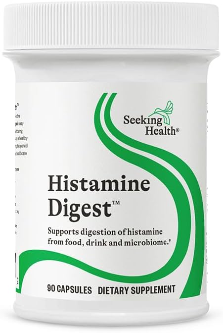 Seeking Health Histamine Digest - Formerly Histamine Block, DAO Enzyme Supplement for Histamine Food Intolerance, Supports Digestive Health, Upset Stomach, Vegetarian (90 Capsules)*