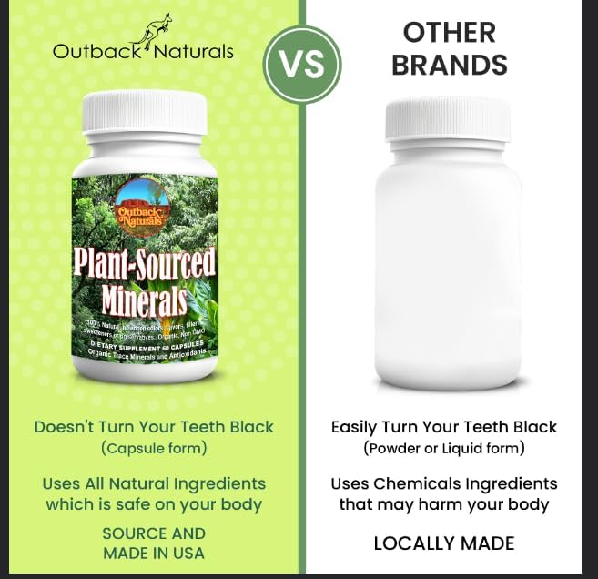 Plant-Sourced Fulvic & Humic Acid Extract Trace Mineral Supplement Blend for Immune Support, Gut Health, Cognitive Support, Vitality, Hydration & General Health - Pure Body Essentials - 60 Capsules