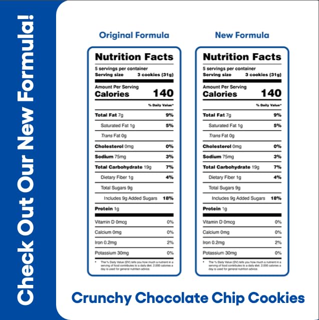 Partake Gluten Free Crunchy Chocolate Chip Cookies - Vegan - Free From the Top 9 Allergens Including Dairy, Wheat, Soy, Eggs, & Peanuts - Safe School & Office Snack (48 Packs, 1.09 oz)