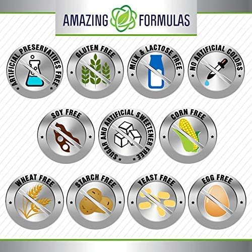 Amazing Formulas Calcium Citrate Supplement | 1000 Mg | Tablets | Non-GMO | Gluten Free | Made in USA (1 Pack, 240 Count)