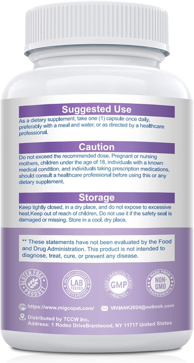 Vaginal Probiotics for Women – Vaginal Moisture Capsules-Plant-Based Capsules with Slippery Elm, Fenugreek & Kacip Fatimah – Support Vaginal Moisture & Internal Comfort – 120 Count