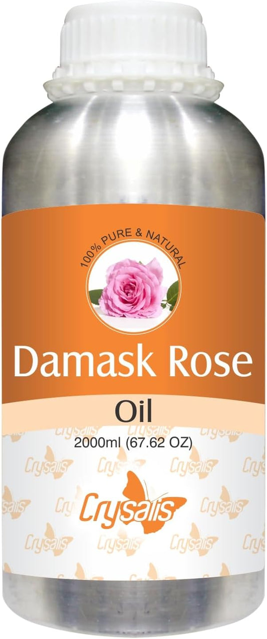 Crysalis Damask Rose (Rosa × damascena) Oil - 67.62 Fl Oz (2L)