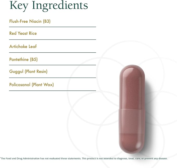 Natura Health Products Cho-Less Supplement - Promotes Healthy Lipid Metabolism and Cardiovascular Health - Featuring Niacin, Red Yeast Rice, Artichoke Extract, and Beta Sitosterol (90 Capsules)