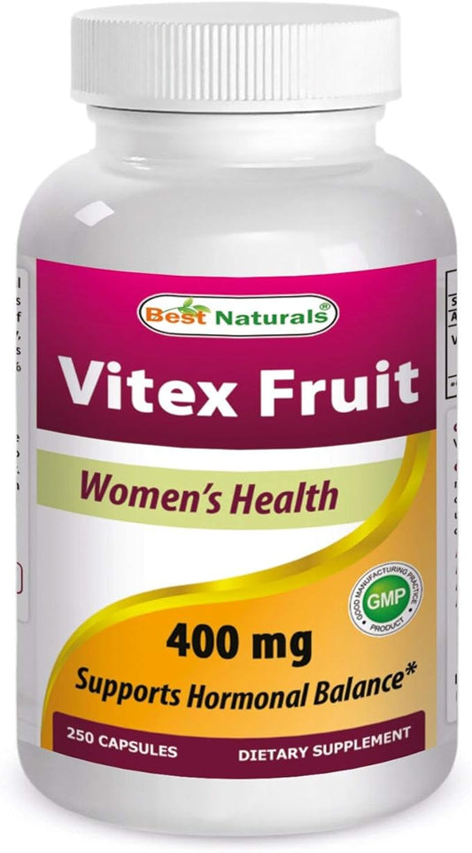 Best Naturals Vitex Chasteberry 400 mg 250 Capsules