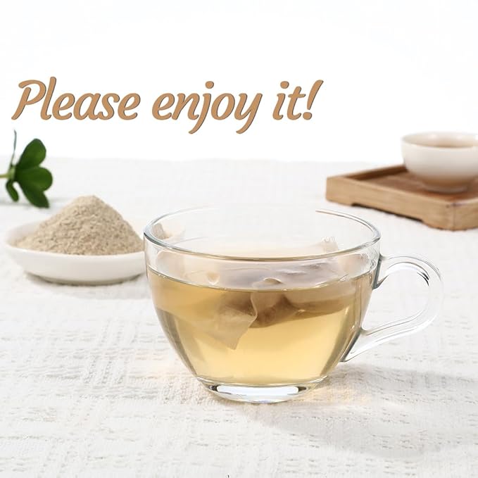 50 Premium Marshmallow Root Tea Bag,100% Natural Pure Althaea Officinalis,No Additives & Caffeine Free, Caffeine-free - Respiratory Support & Promote Digestion.